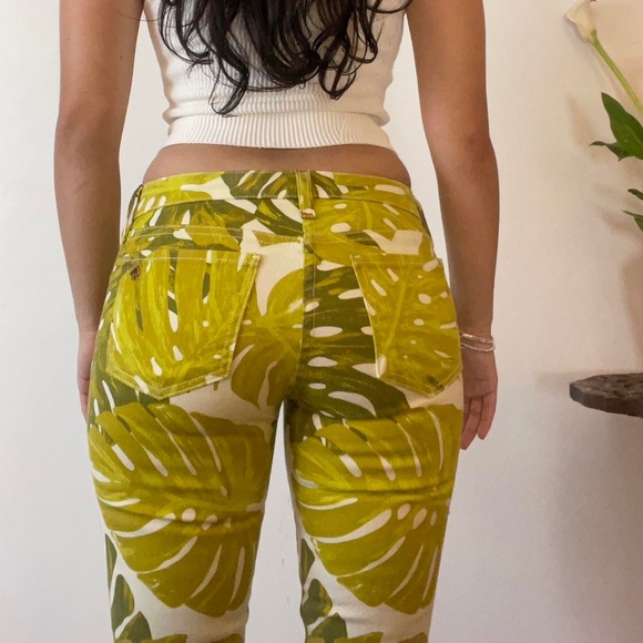Kate Spade Leaf Print Jeans 🌴 - Picture 7 of 7